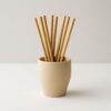 12-inch Long bamboo straws