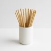 8-inch long reusable bamboo straws